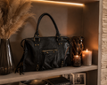Sac Gaga XL noir brillant