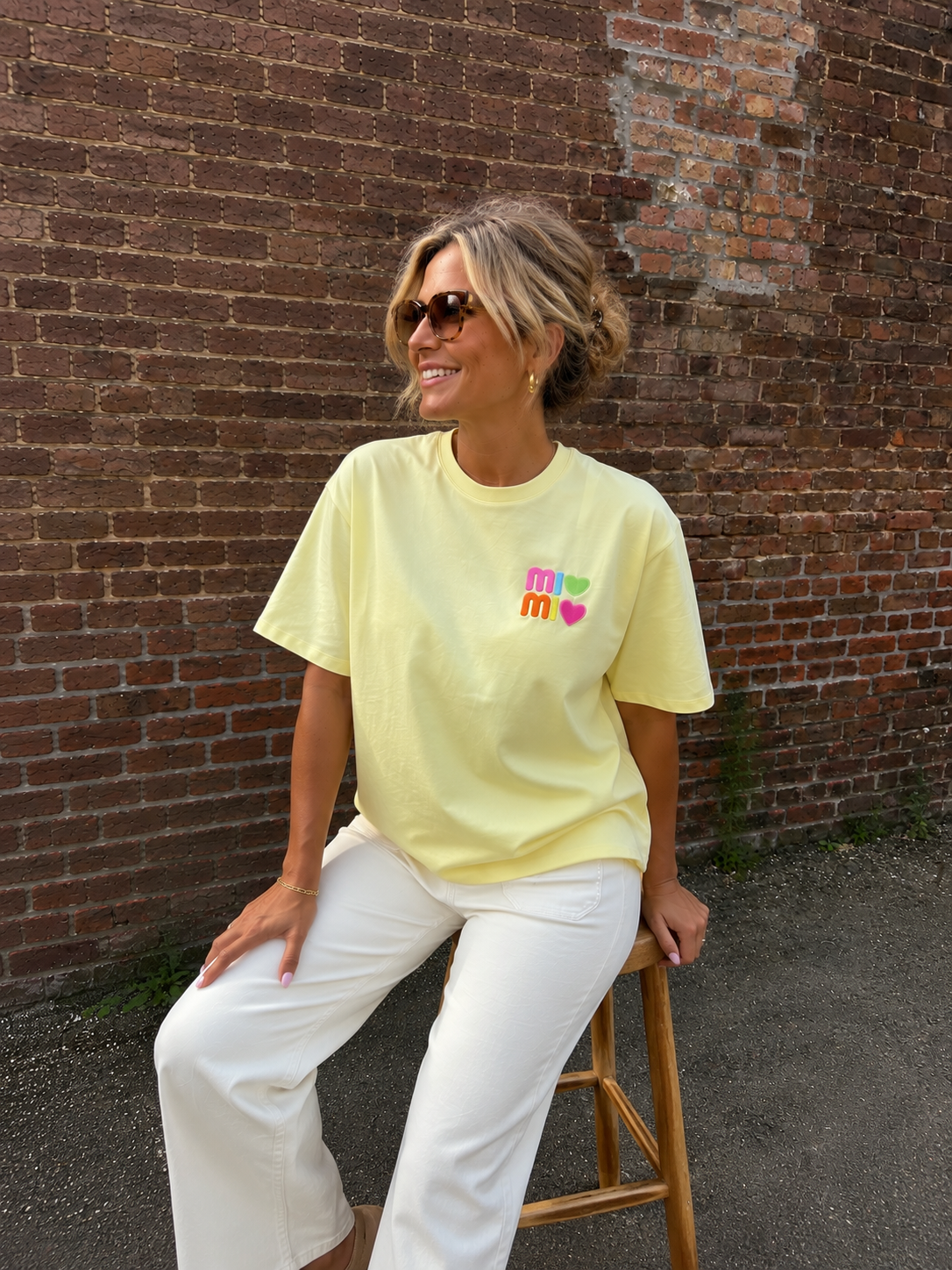 T-Shirt Mimi jaune