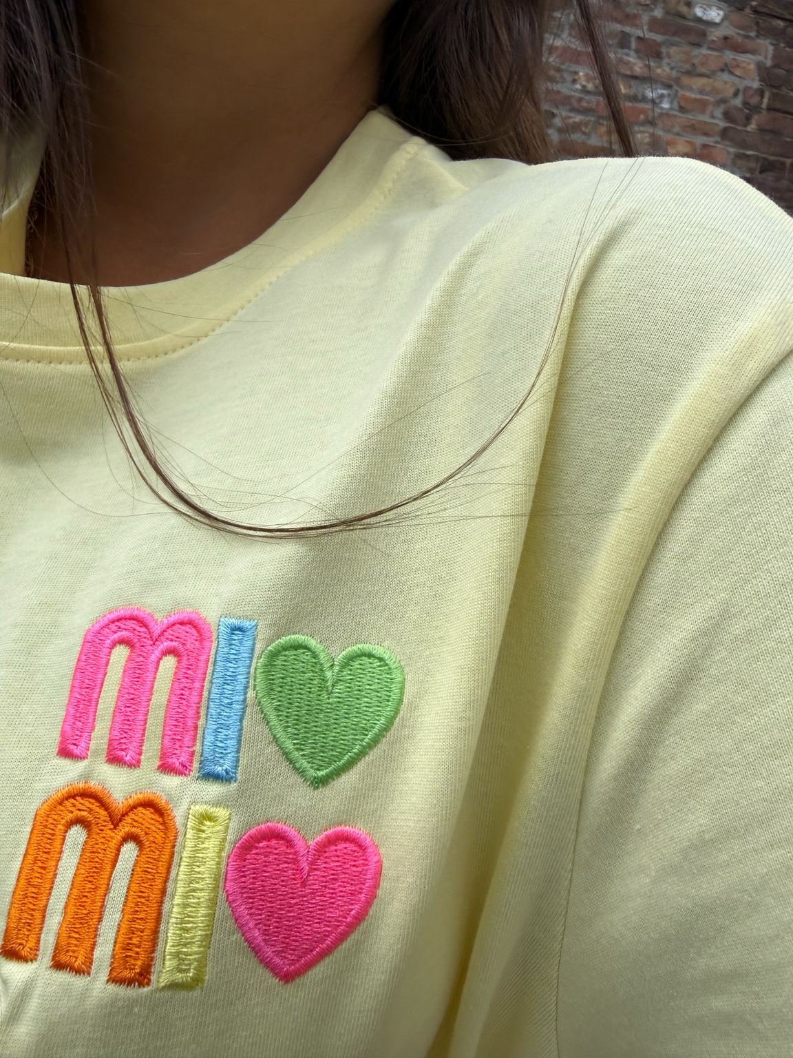 T-Shirt Mimi jaune