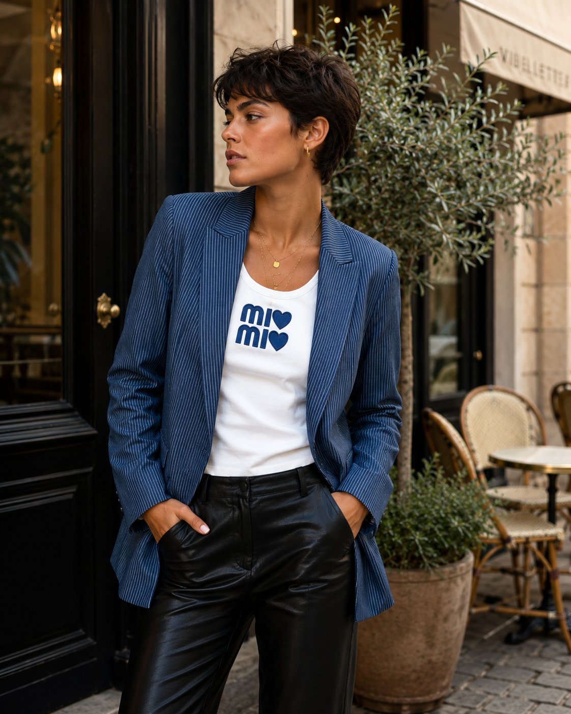 Blazer Ligné Pauline